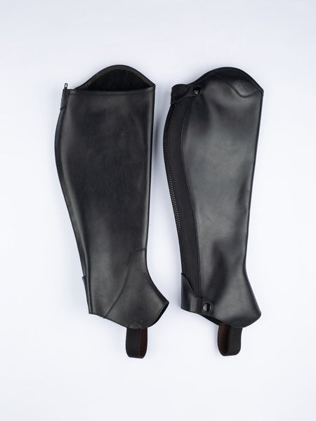 Anatomical three-point chest strap Martin ring closure Genuine leather Black/brown PS of Sweden