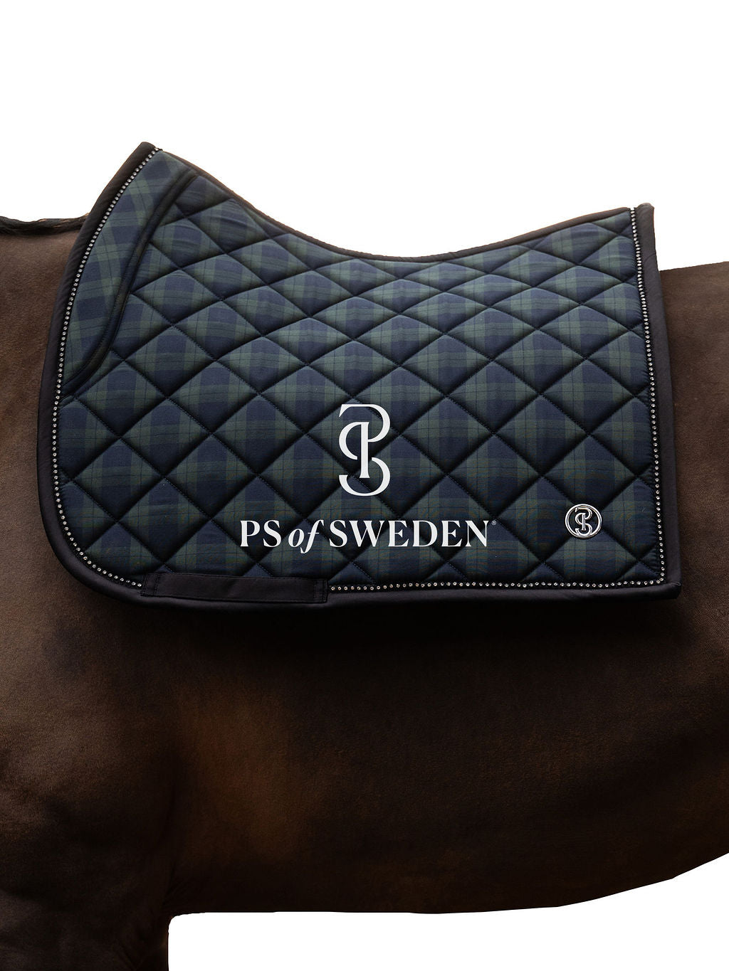 チェック柄ゼッケン 吸汗速乾性 アナトミカル構造 障害/馬場 Ps of Sweden