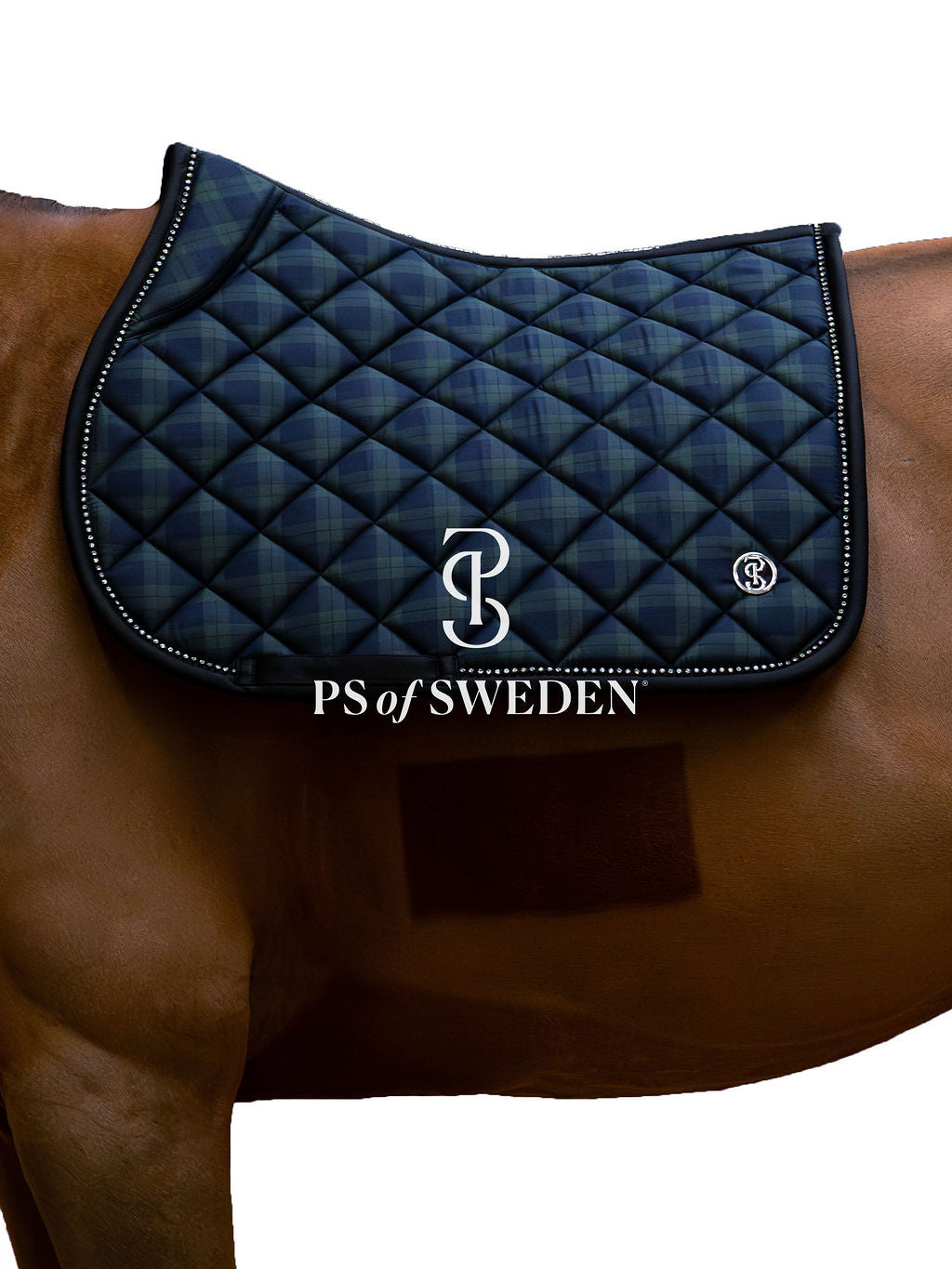 チェック柄ゼッケン 吸汗速乾性 アナトミカル構造 障害/馬場 Ps of Sweden