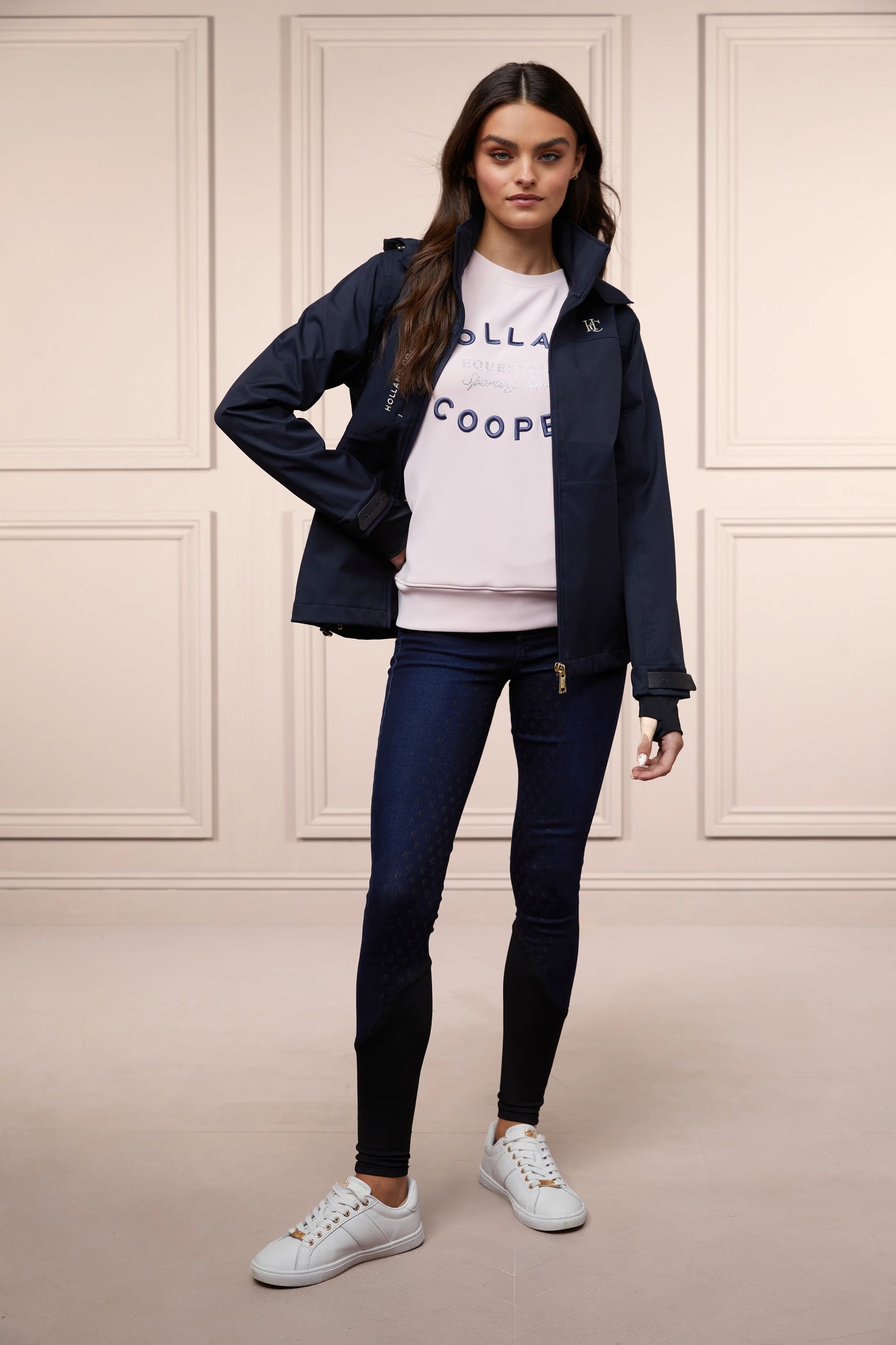 ソフトスウェットトップス ポケット付き 5色 Holland Cooper
