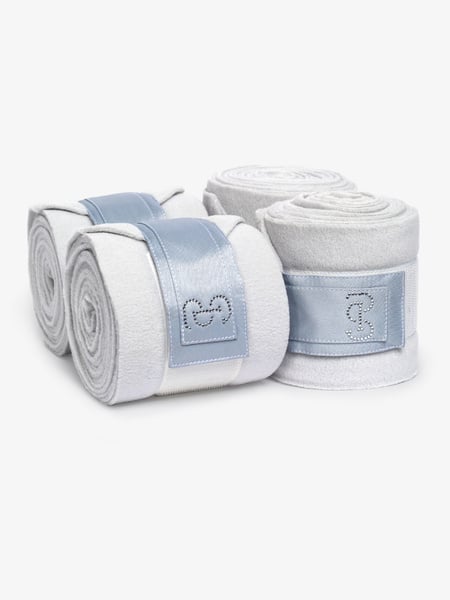 クリスタルキルト馬場用ゼッケン&イヤーネット&肢巻 ブラック/ブルーウイスパー Ps of Sweden