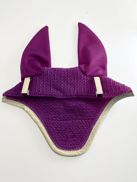 【2点セット】障害用スターダストゼッケン&イヤーネット エメラルド/パープル 2025ホリデー限定 Ps of Sweden