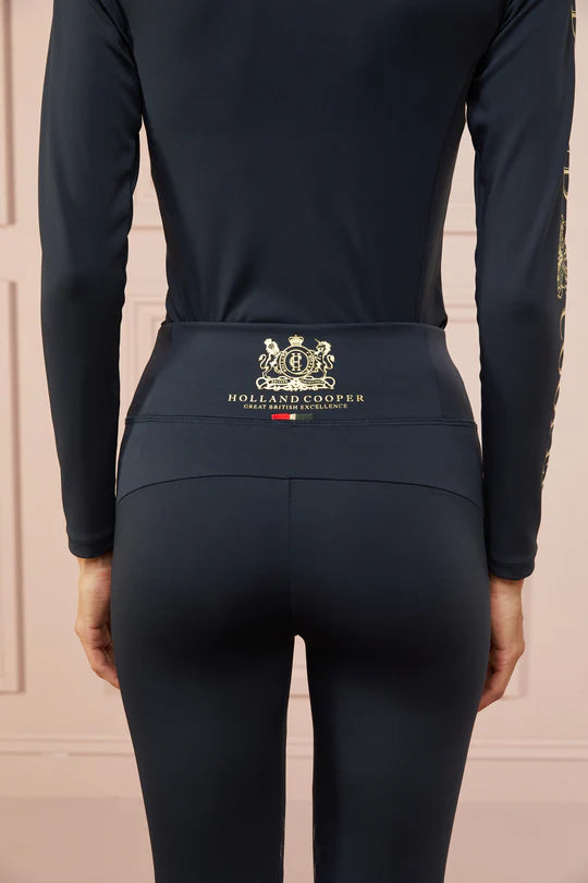 Holland Cooper Women's Summer Riding Leggings Culottes High Waist Knee Grip