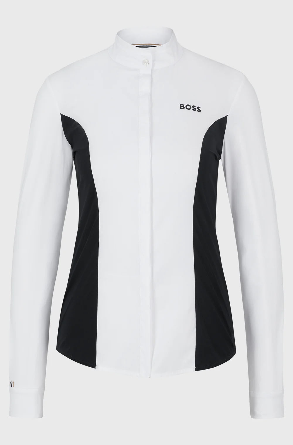 競技用シャツ 長袖 フラワープリント Hugo Boss