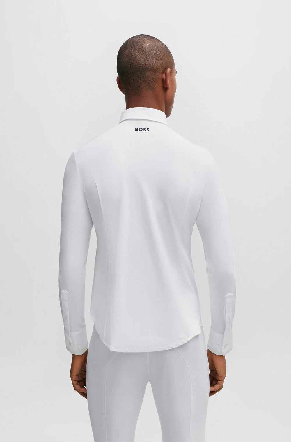 メンズ競技用シャツ 長袖 パイピングシャツ Hugo Boss