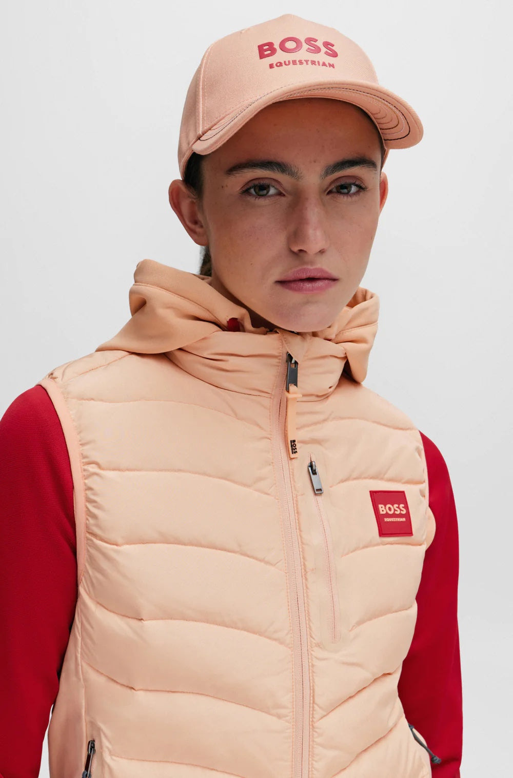 クラシックキャップ ピーチ/ネイビー/オリーブ ユニセックス Hugo Boss