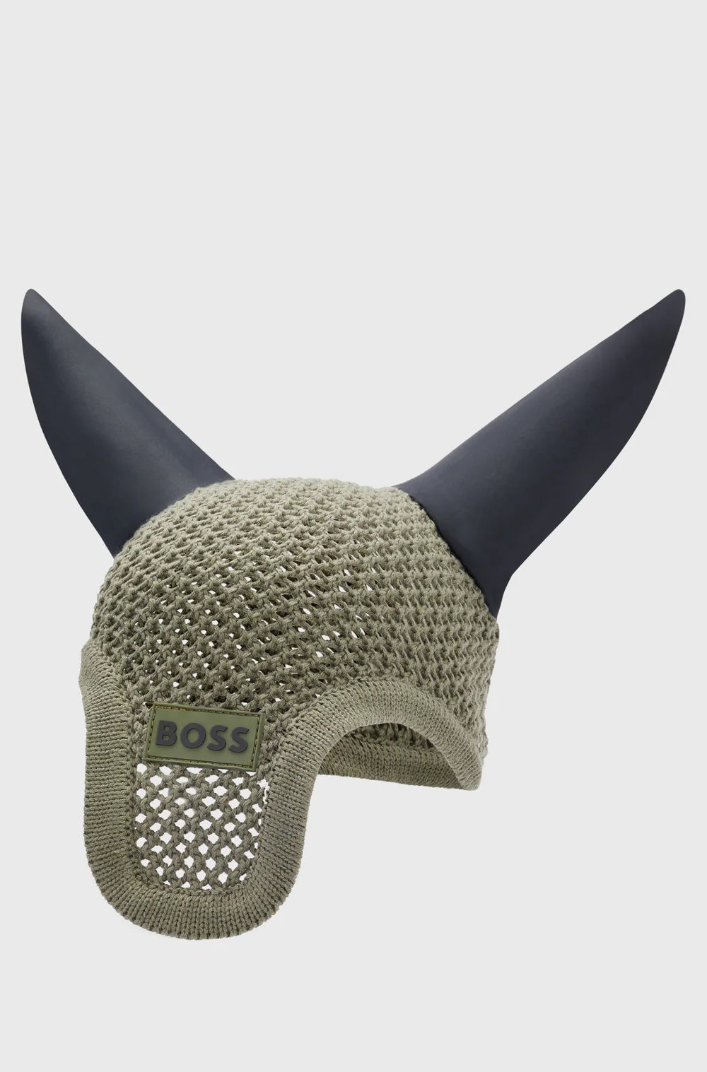 Crochet Ear Net Navy/Camel/Olive Hugo Boss