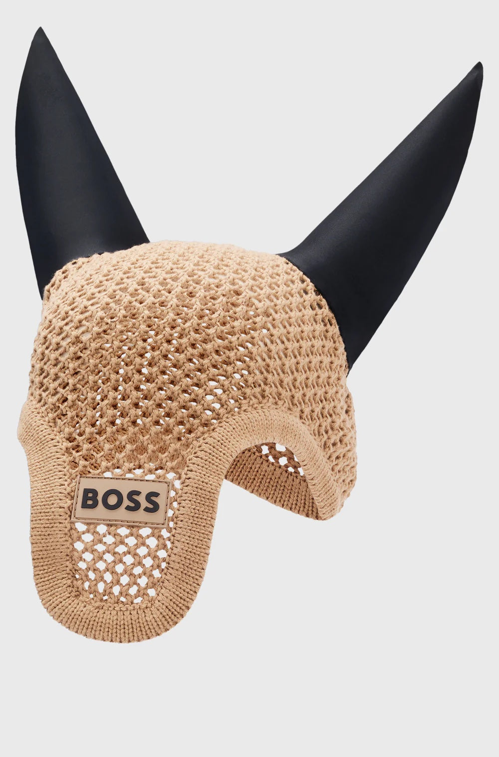 Crochet Ear Net Navy/Camel/Olive Hugo Boss
