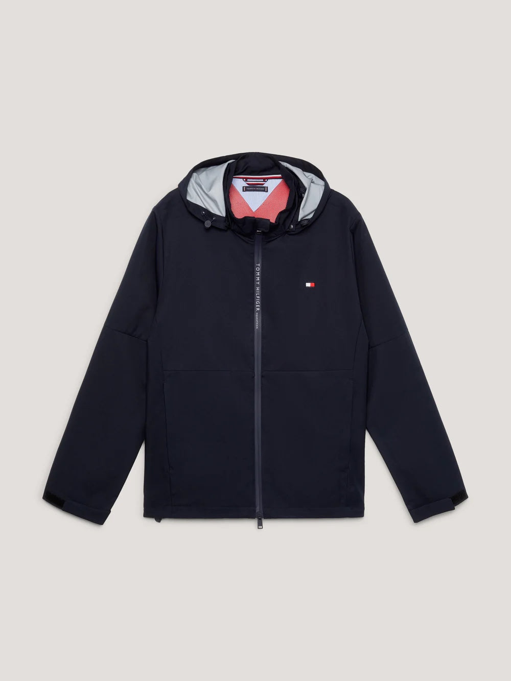 メンズレインジャケット 防水加工 ネイビー Tommy Hilfiger Equestrian