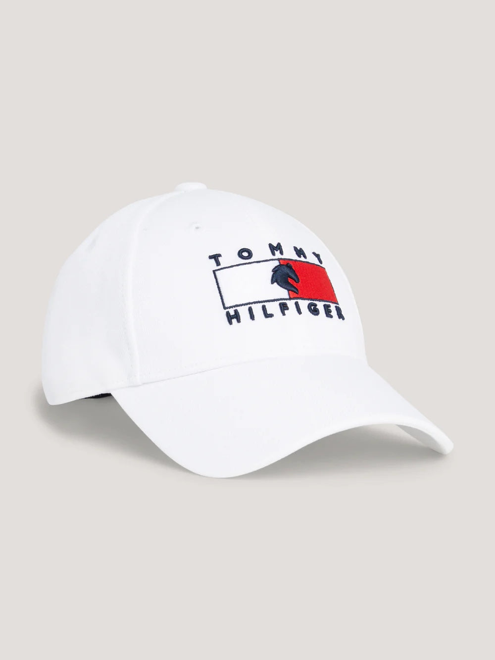 Unisex riding cap, navy/white/red, waterproof Tommy Hilfiger Equestrian