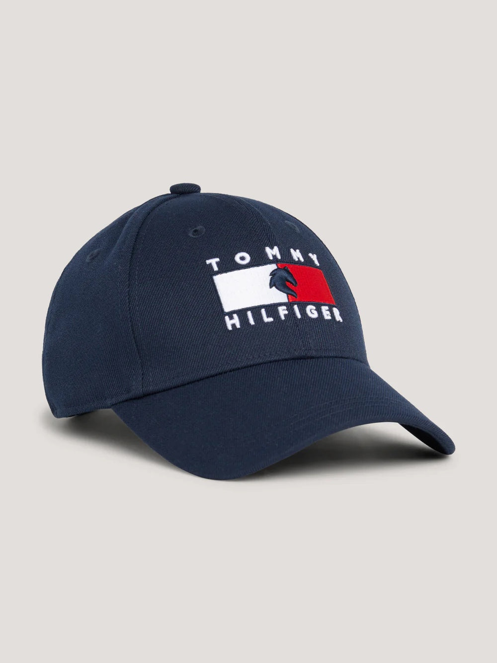 Unisex riding cap, navy/white/red, waterproof Tommy Hilfiger Equestrian