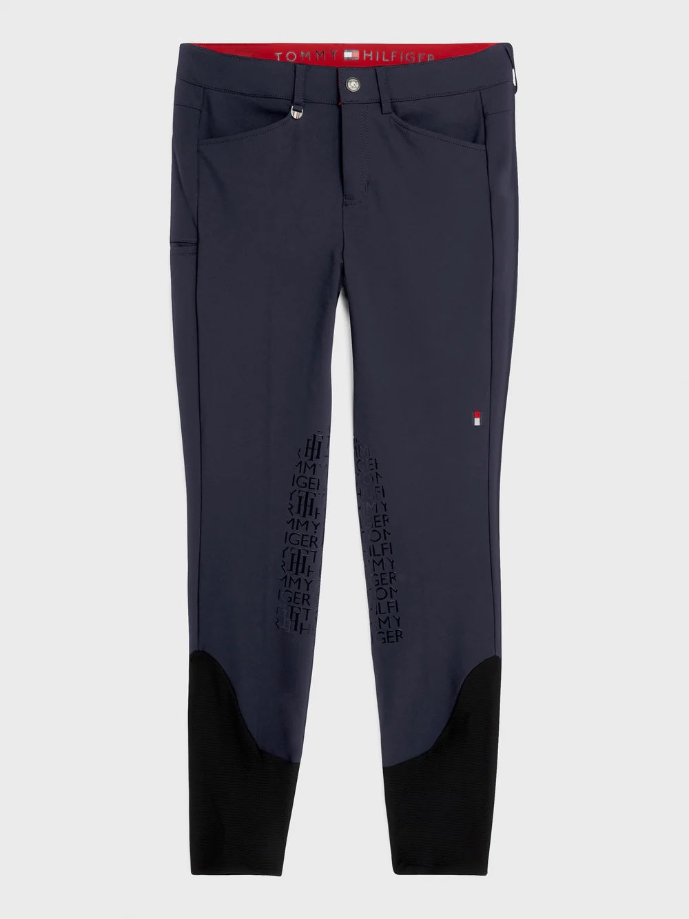 Men's Summer Riding Culottes, Knee Grip, Navy/White, Tommy Hilfiger Equestrian