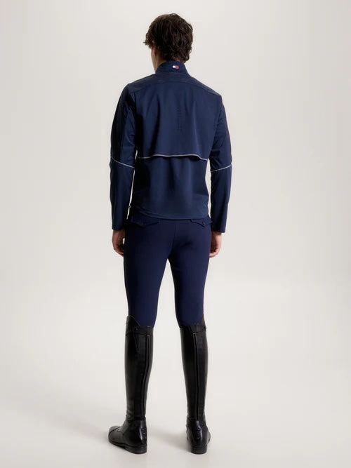メンズウインドブレーカー 防風加工 ネイビー Tommy Hilfiger Equestrian