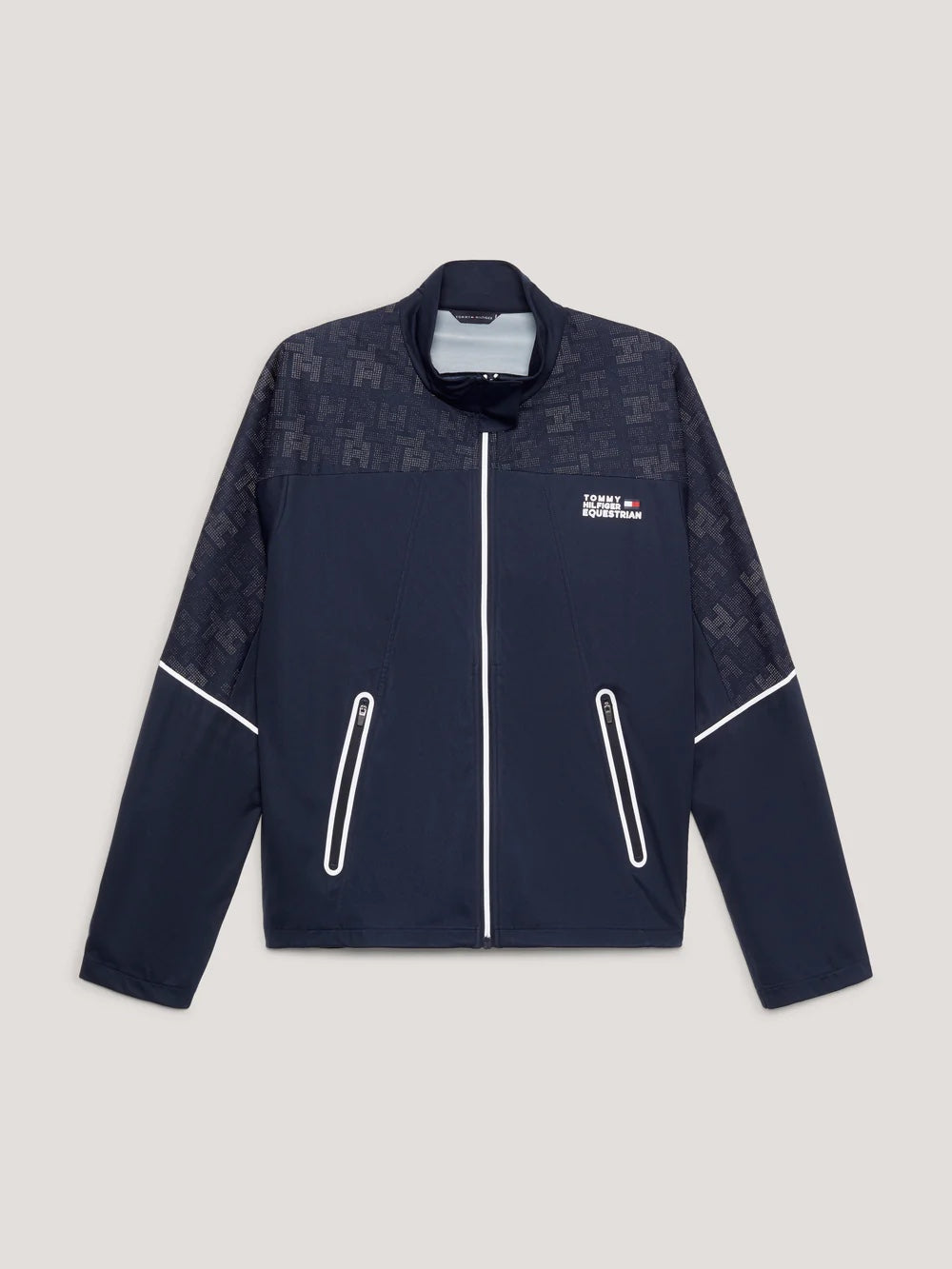 メンズウインドブレーカー 防風加工 ネイビー Tommy Hilfiger Equestrian