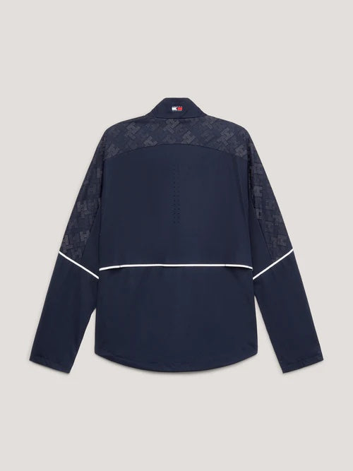 メンズウインドブレーカー 防風加工 ネイビー Tommy Hilfiger Equestrian
