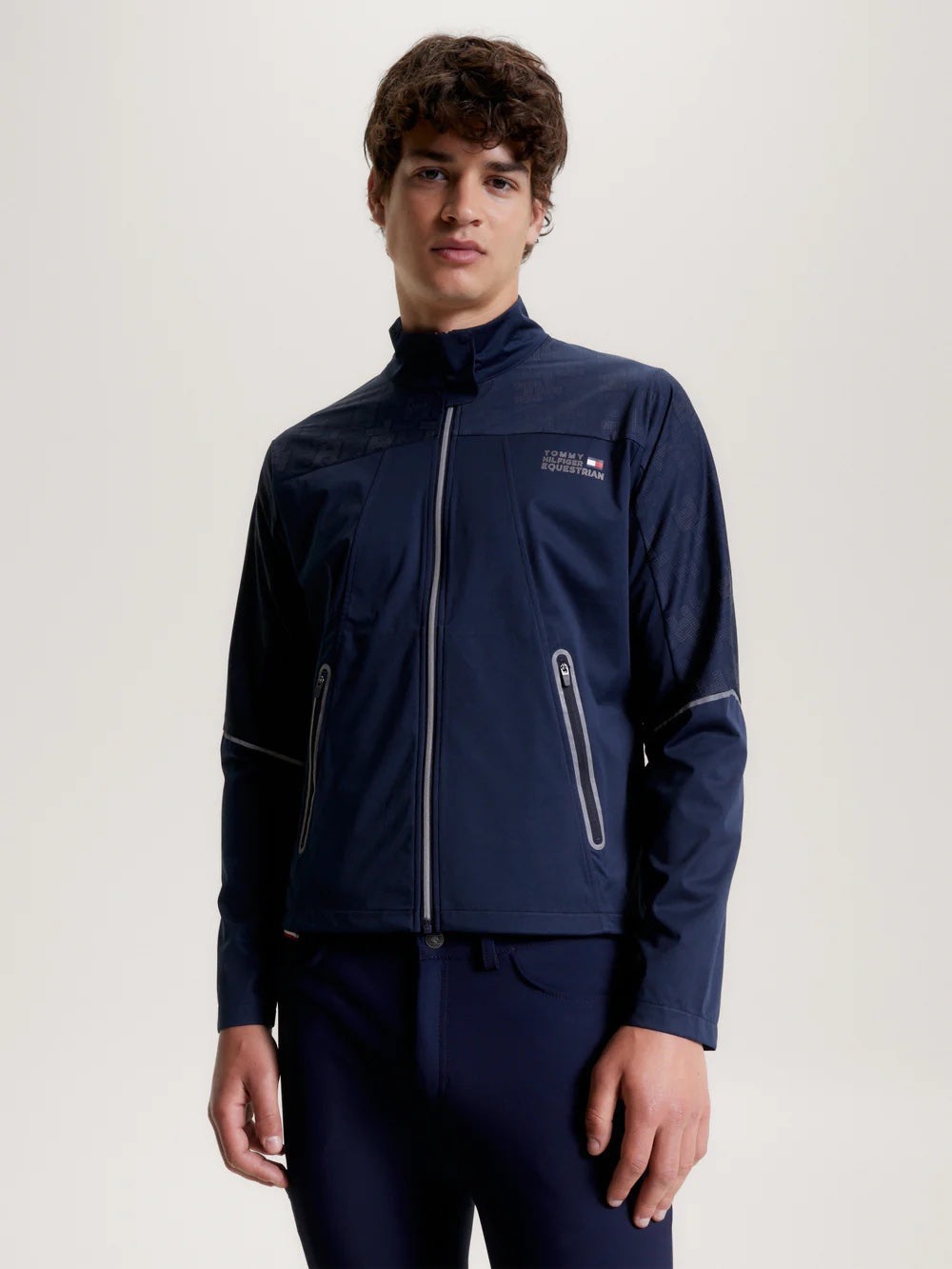 メンズウインドブレーカー 防風加工 ネイビー Tommy Hilfiger Equestrian｜乗馬用品店レクシア