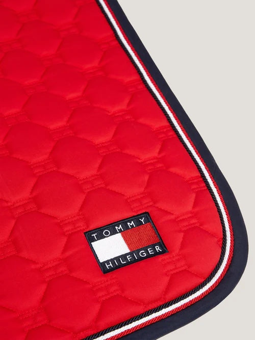 キルティングゼッケン 障害/馬場用 ネイビー/レッド フル Tommy Hilfiger Equestrian