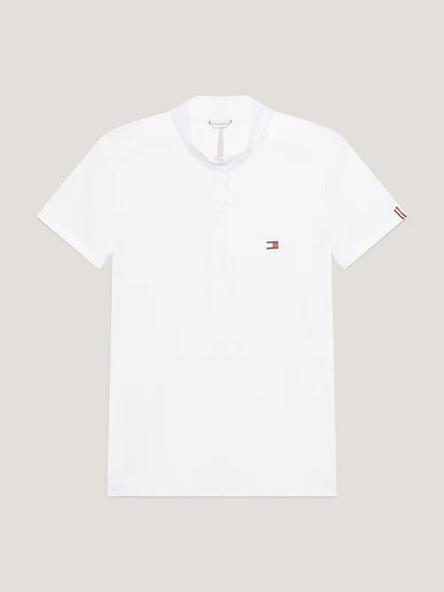 Tommy Hilfiger Equestrian Short Sleeve Athletic Shirt White/Navy