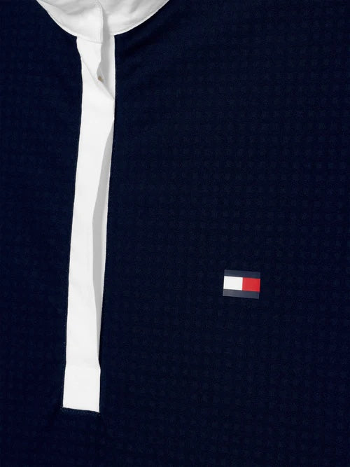Tommy Hilfiger Equestrian Short Sleeve Athletic Shirt White/Navy