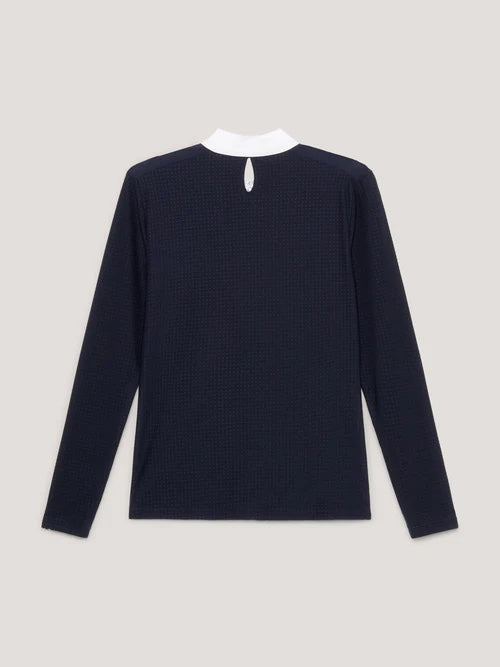 Competition long sleeve shirt White/Navy Tommy Hilfiger Equestrian
