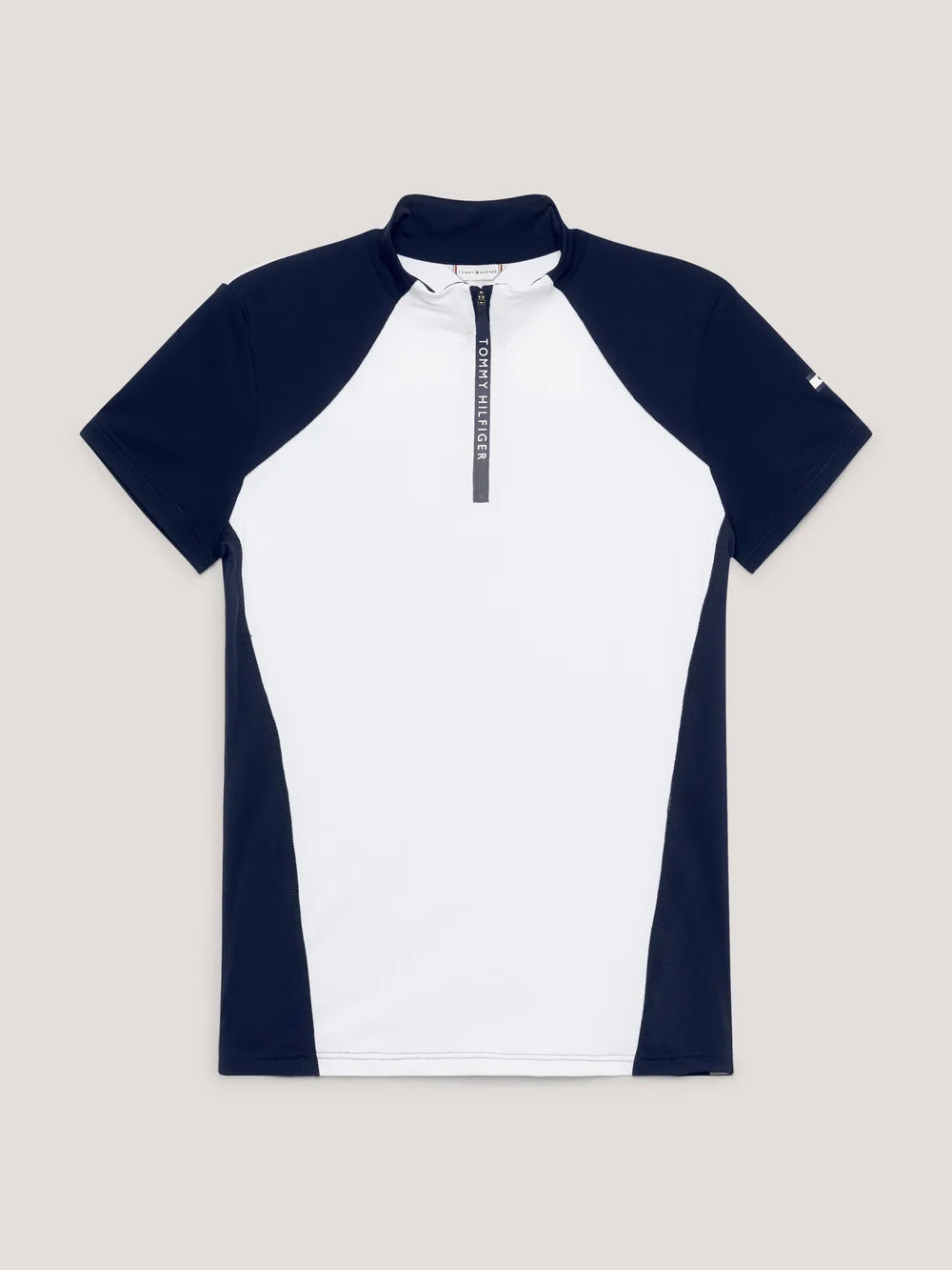 乗馬用半袖ライディングトップス ネイビー/ホワイト/マルチカラー Tommy Hilfiger Equestrian