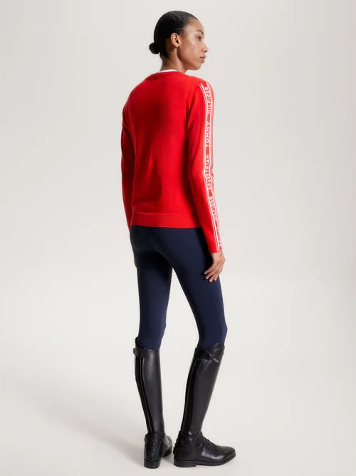 Equestrian knit top Navy/Red Tommy Hilfiger Equestrian