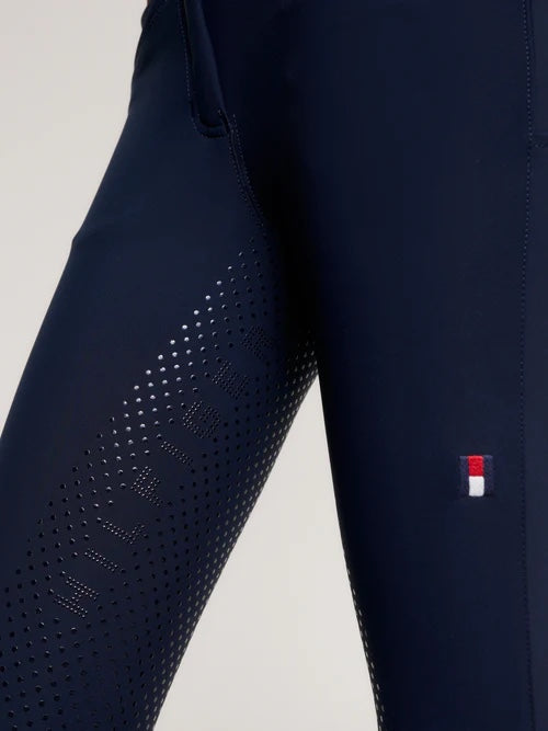 Water-repellent power stretch culottes, full grip, all seasons, navy/white, Tommy Hilfiger Equestrian