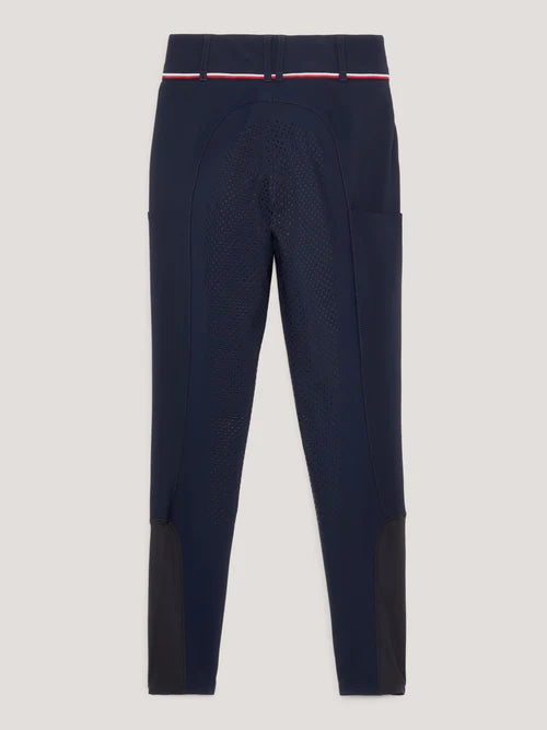 Water-repellent power stretch culottes, full grip, all seasons, navy/white, Tommy Hilfiger Equestrian