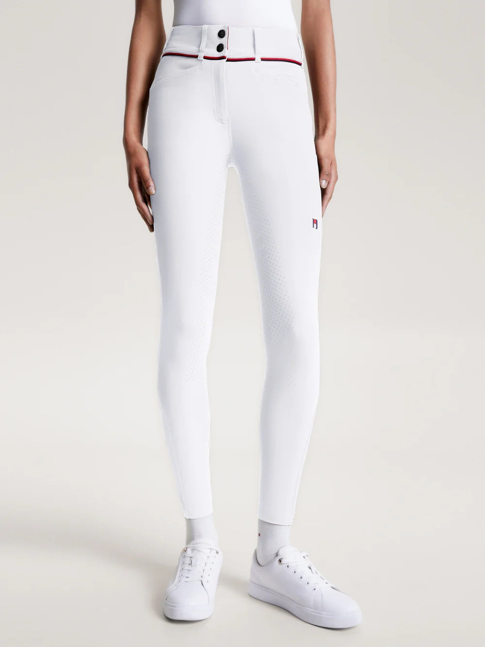 Water-repellent power stretch culottes, full grip, all seasons, navy/white, Tommy Hilfiger Equestrian