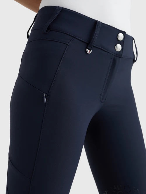 Summer Stretch Culottes Knee Grip Navy/White Tommy Hilfiger Equestrian