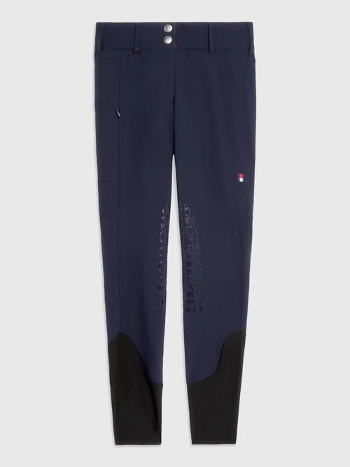 Summer Stretch Culottes Knee Grip Navy/White Tommy Hilfiger Equestrian