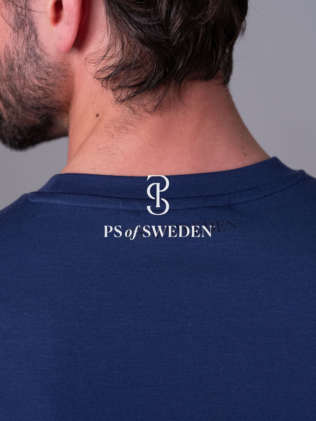 乗馬用コットンストレッチトトップス メンズ ネイビー/ビンテージグリーン PS of Sweden