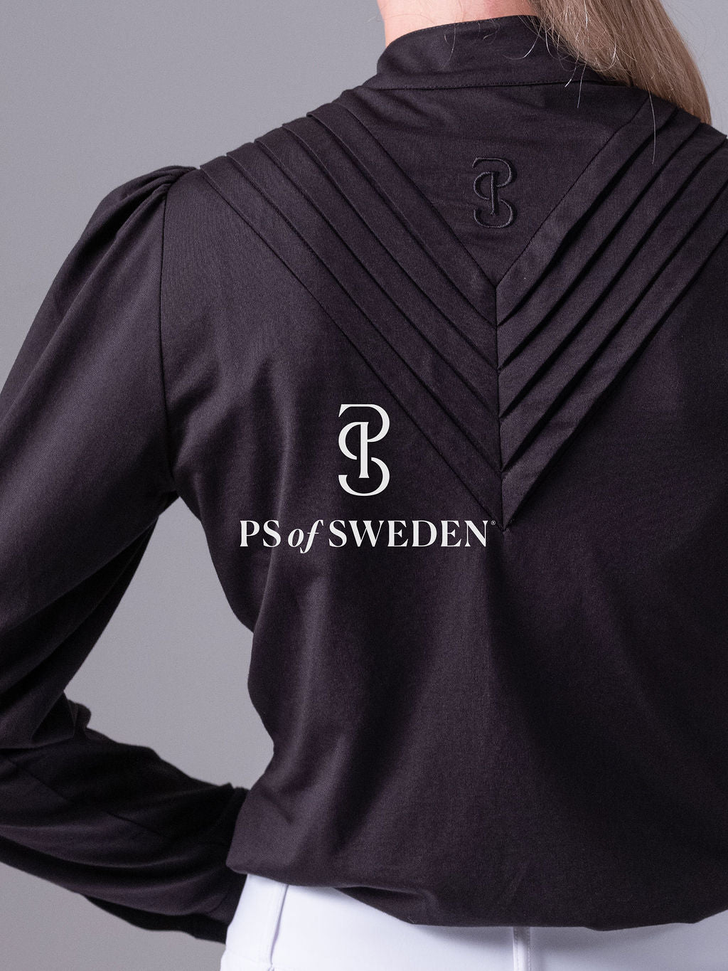 Puff sleeve stretch shirt for horse riding, made of stretch cotton in 3 colours, PS of Sweden