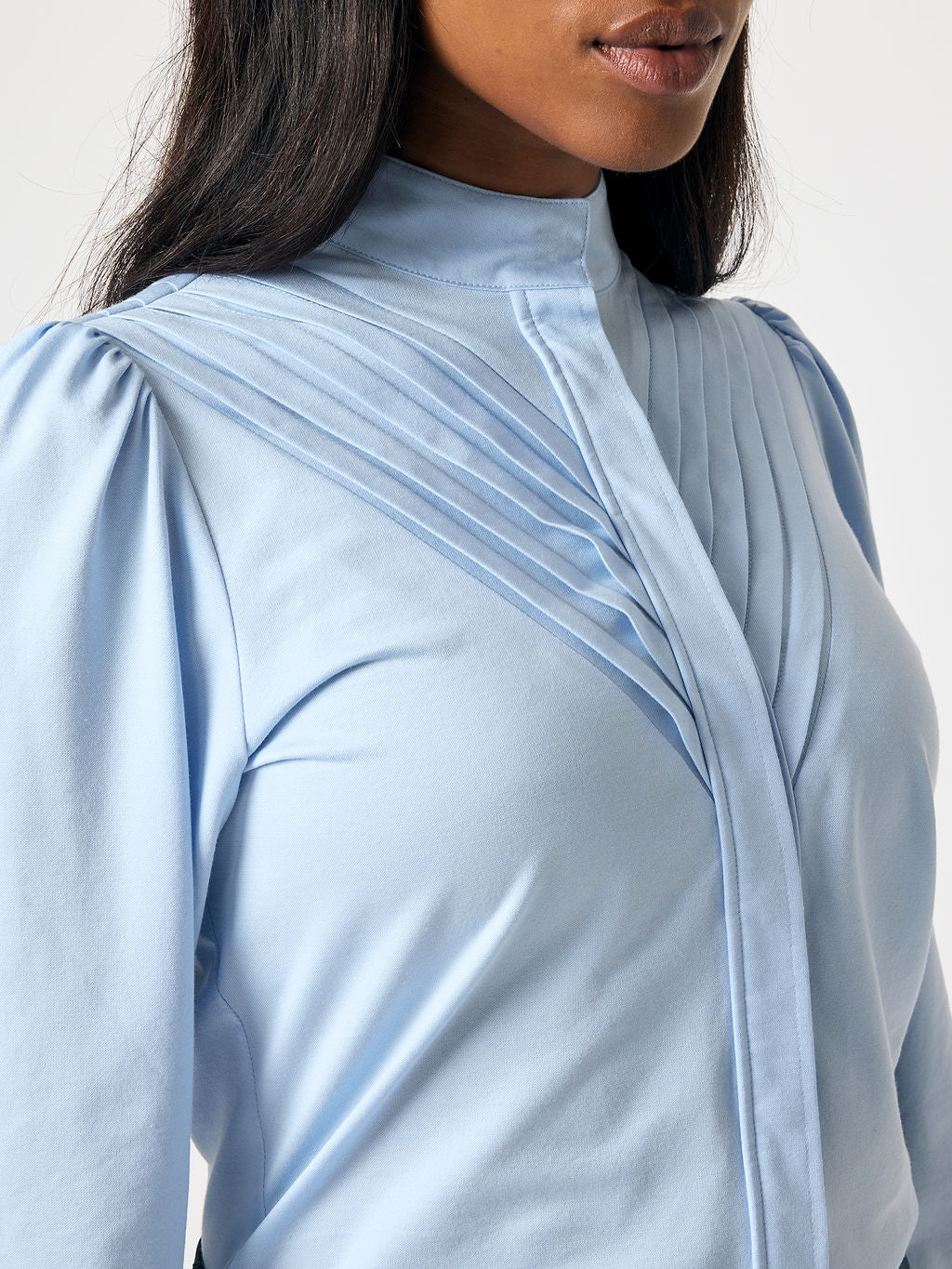 Puff sleeve stretch shirt for horse riding, made of stretch cotton in 3 colours, PS of Sweden