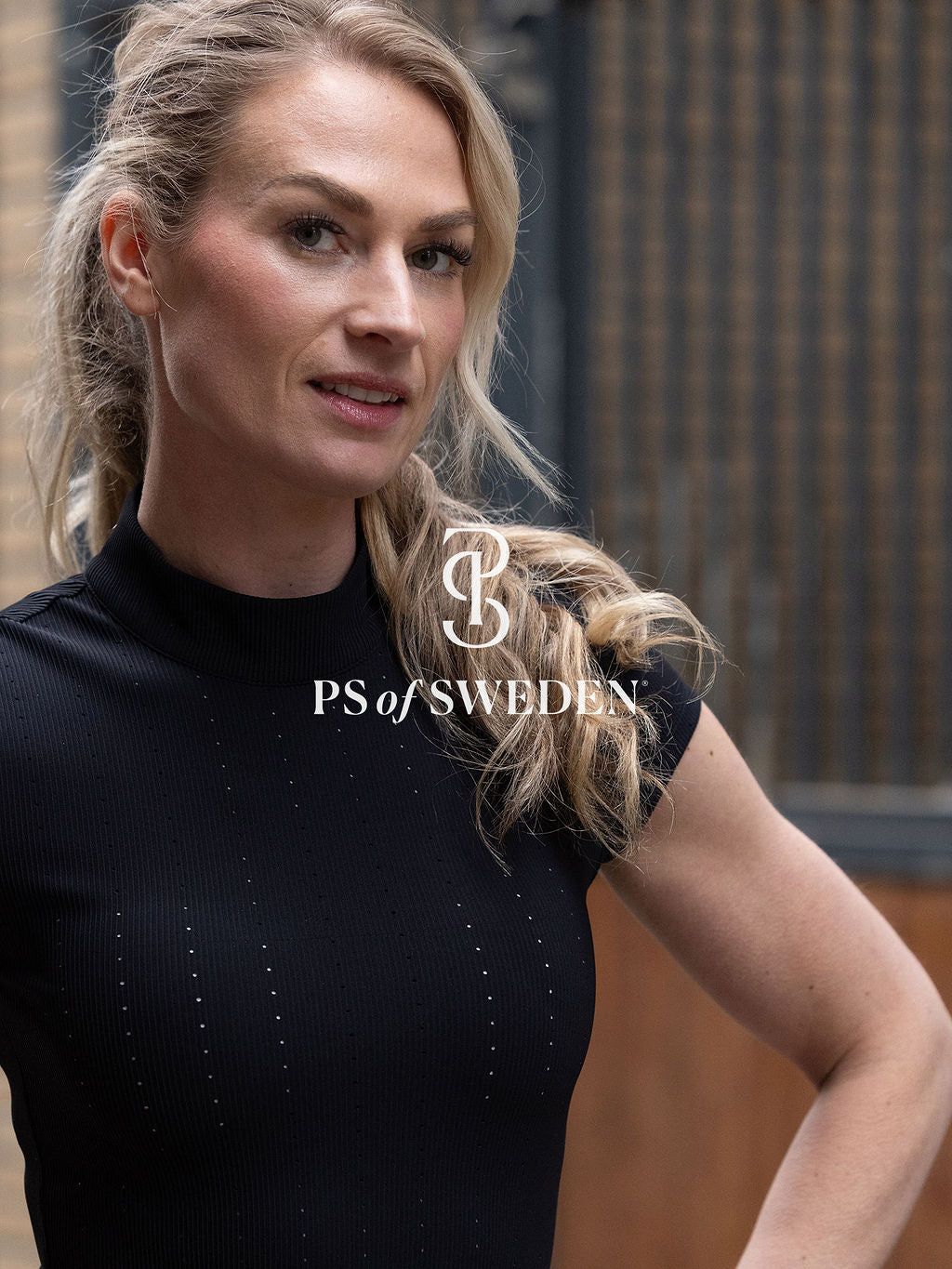 Short sleeve short shirt from the Dinja Collection in ribbed jersey in 3 colours by Ps of Sweden