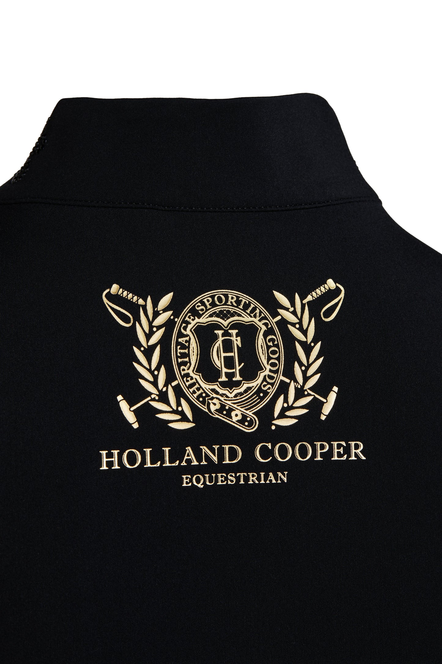 Women's Riding Top Sleeveless Rhinestone Navy/Black Holland Cooper