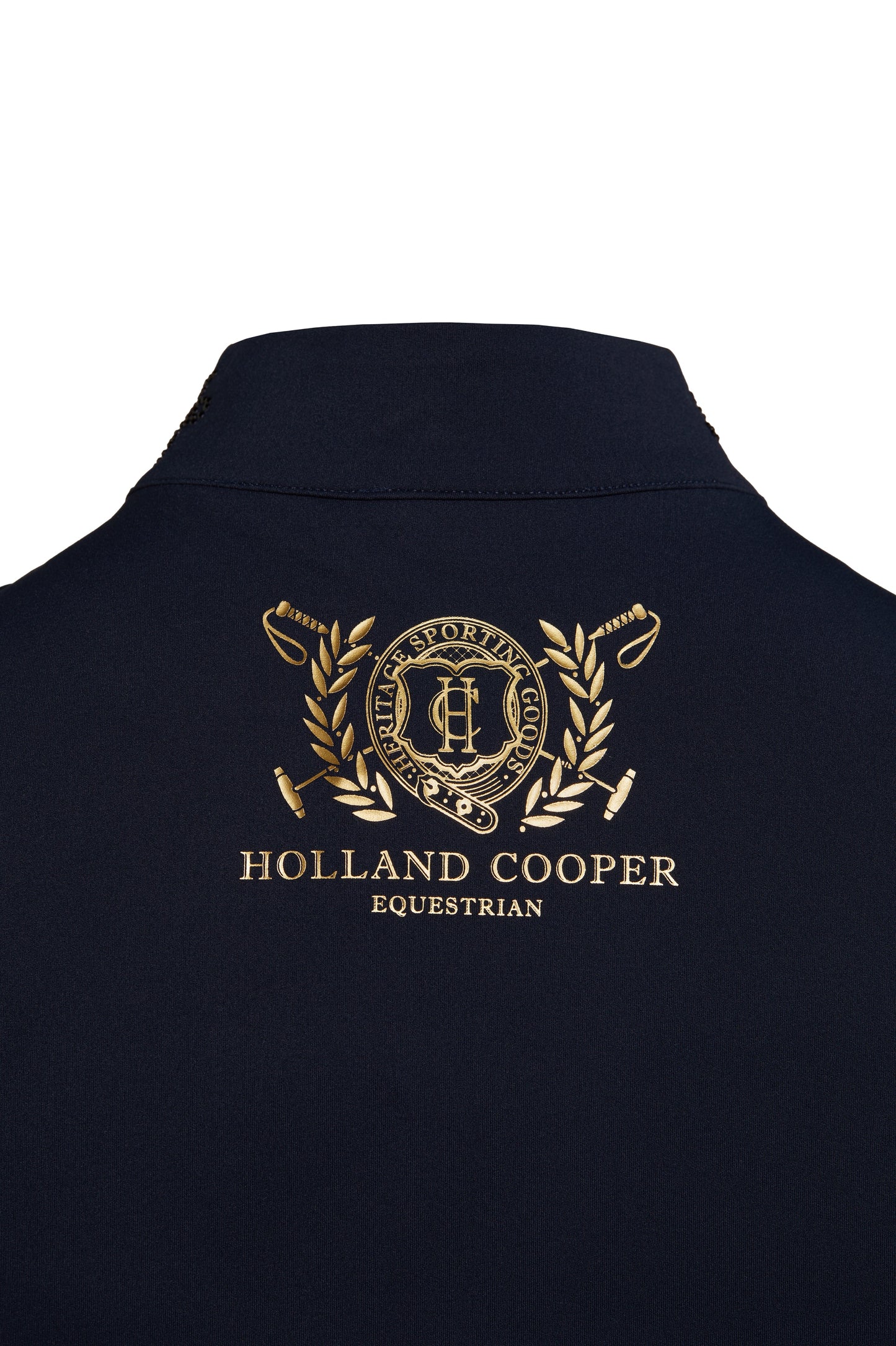 Women's Riding Top Sleeveless Rhinestone Navy/Black Holland Cooper