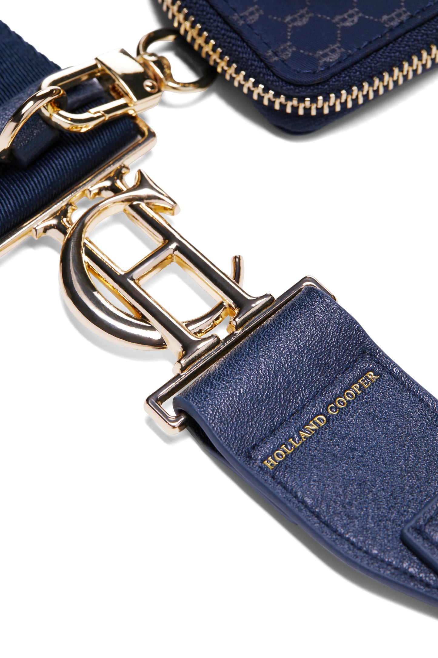乗馬用ナイロントラベルバッグ AirPodsケース付き ネイビー Holland Cooper