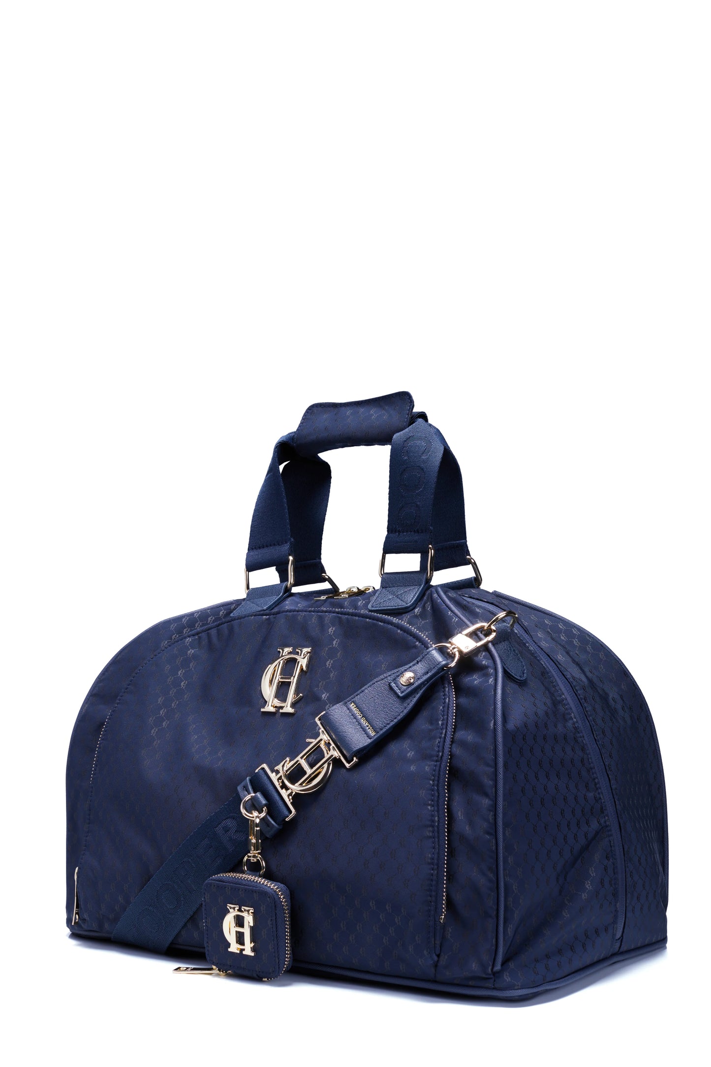 乗馬用ナイロントラベルバッグ AirPodsケース付き ネイビー Holland Cooper