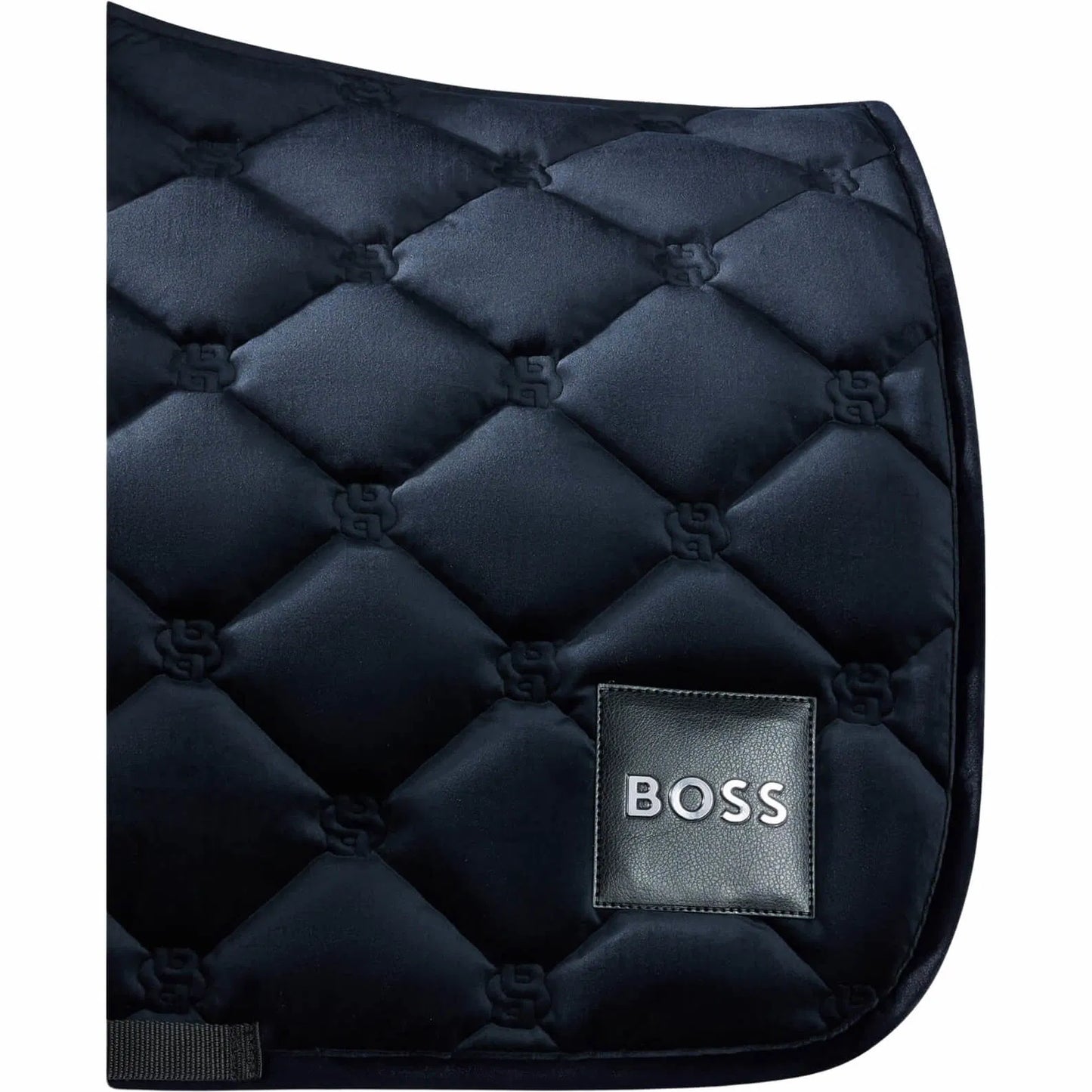 馬場用ベルベットゼッケン 天然ハイテク繊維 ブラック/グレー/キャメル Boss