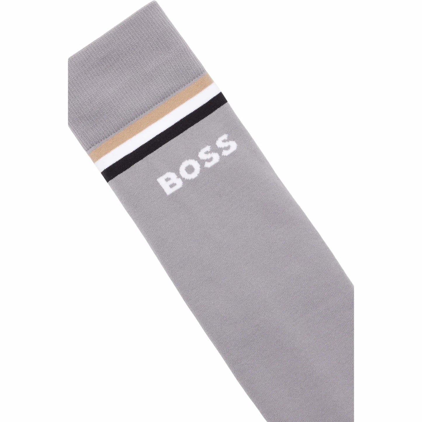 乗馬用ソックス 滑り止め付き キャメル/グレー Boss レディース