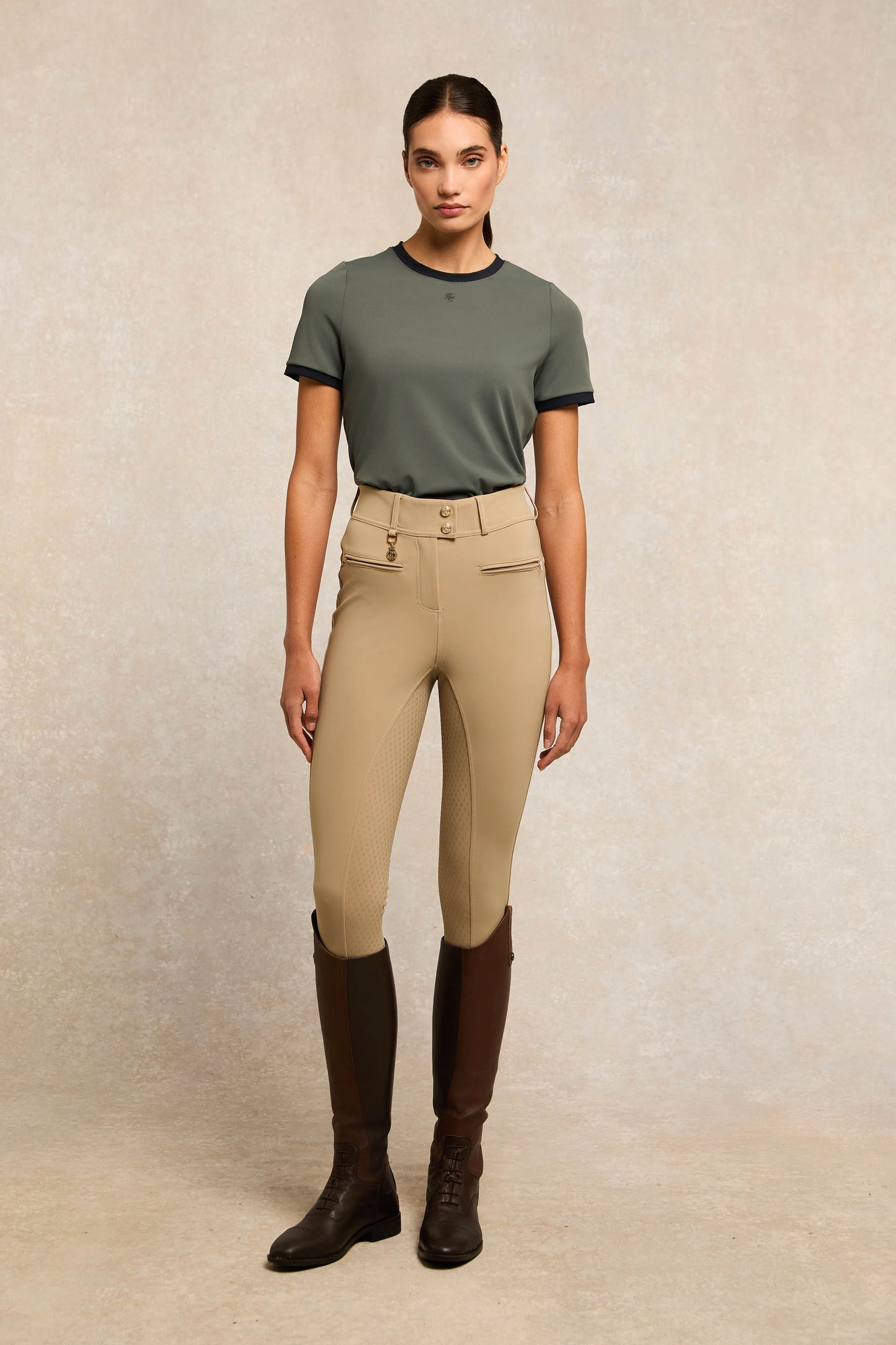 ソフトタッチロゴTシャツ 半袖 レディース 4色 Holland Cooper