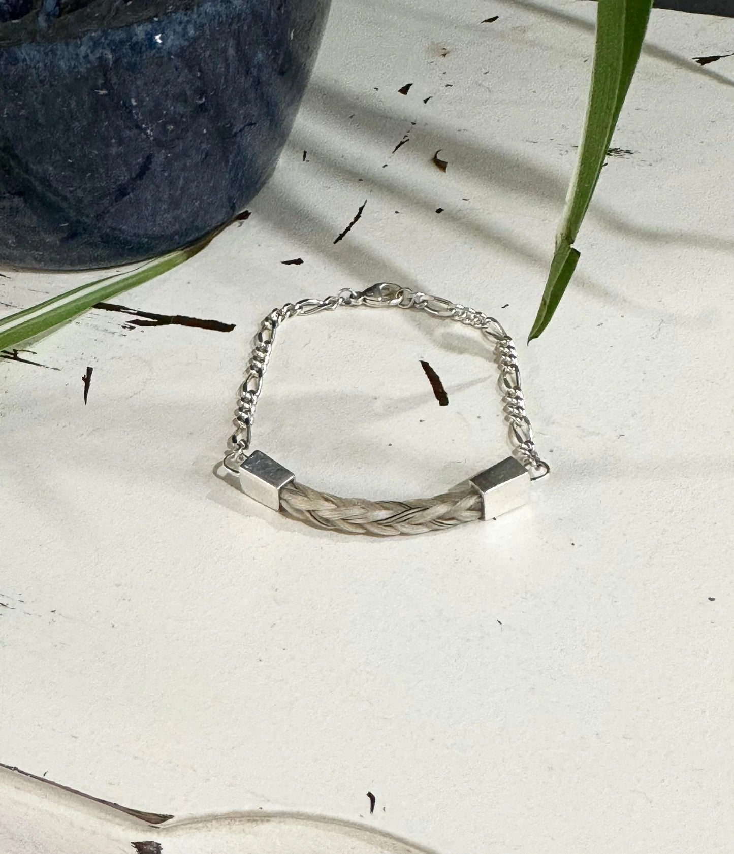 Custom-made bracelets, bit motifs, zirconia, custom-made, horsehair bracelets, memorial jewelry, horse goods