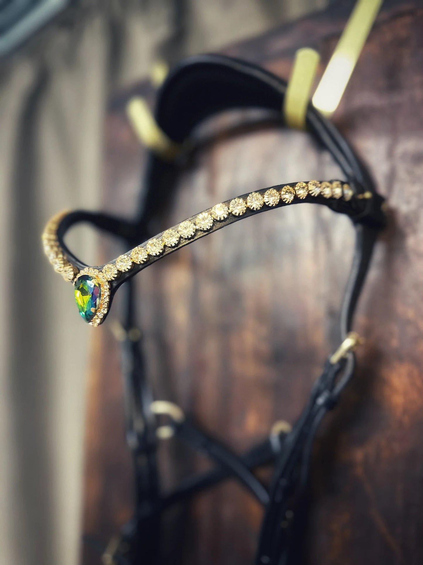 Drop Crystal Leather Aurora Drop Swarovski Leather Masego