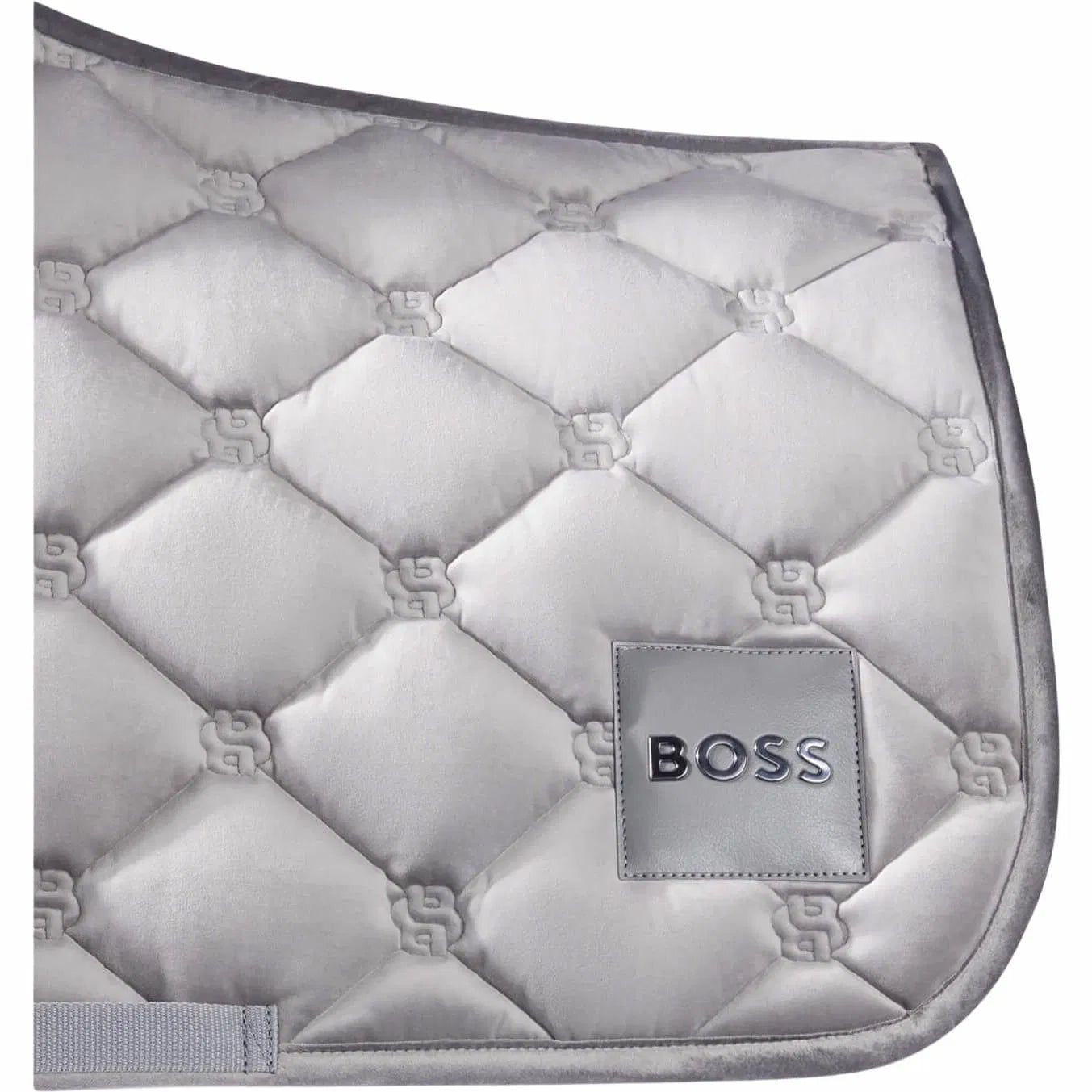 馬場用ベルベットゼッケン 天然ハイテク繊維 ブラック/グレー/キャメル Boss