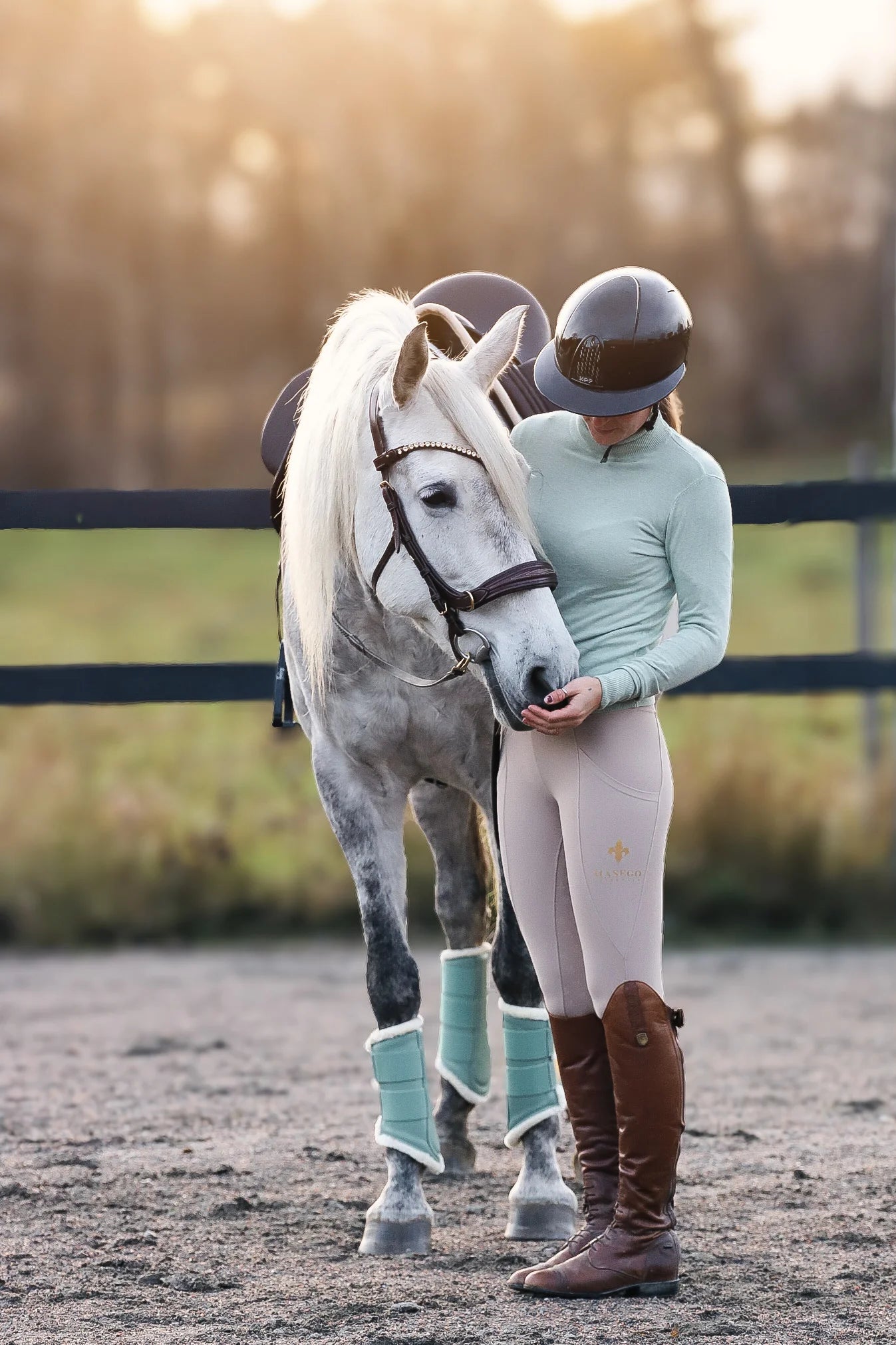 Horse riding leggings culottes, full grip, Masego, 5 colors
