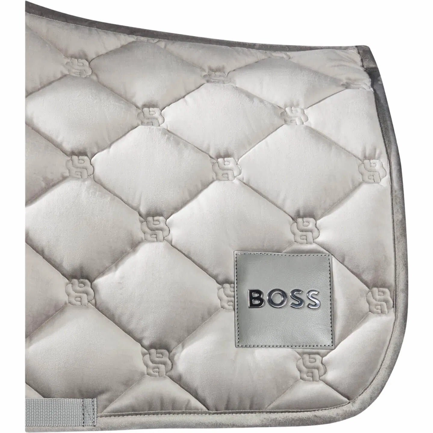 障害用ベルベットゼッケン 天然ハイテク繊維 ブラック/グレー/キャメル Boss