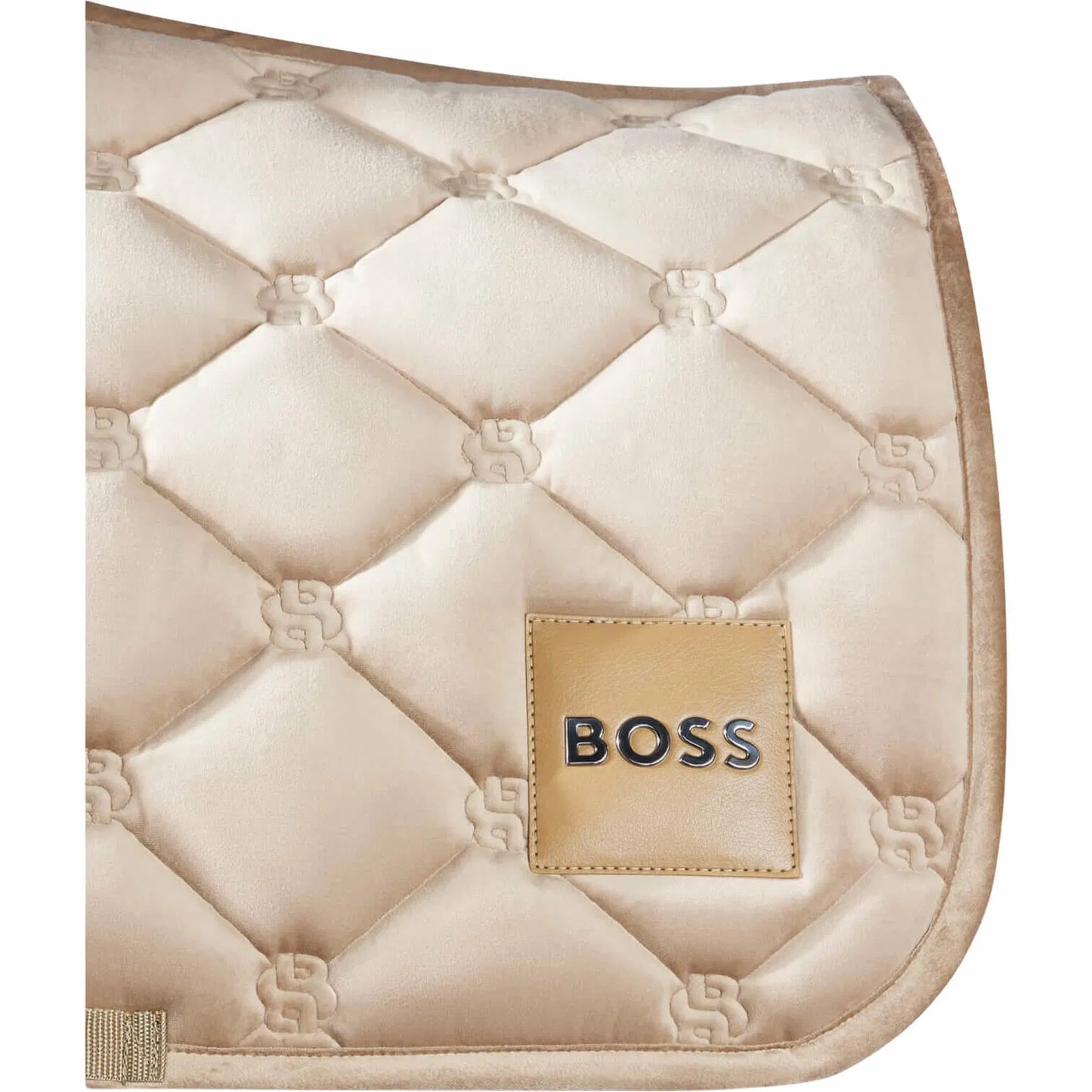 障害用ベルベットゼッケン 天然ハイテク繊維 ブラック/グレー/キャメル Boss