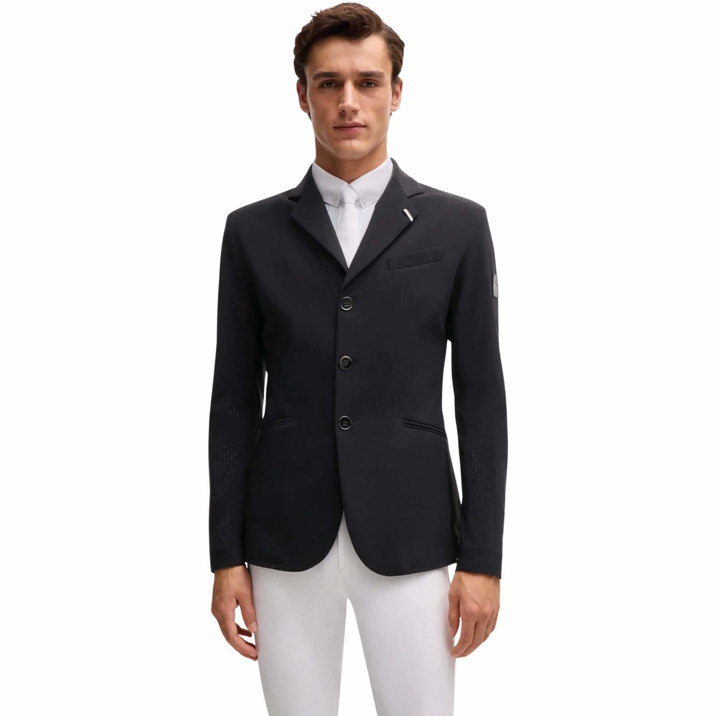 メンズ夏用メッシュショージャケット UVカット 4Wayストレッチ素材 ブラック Boss