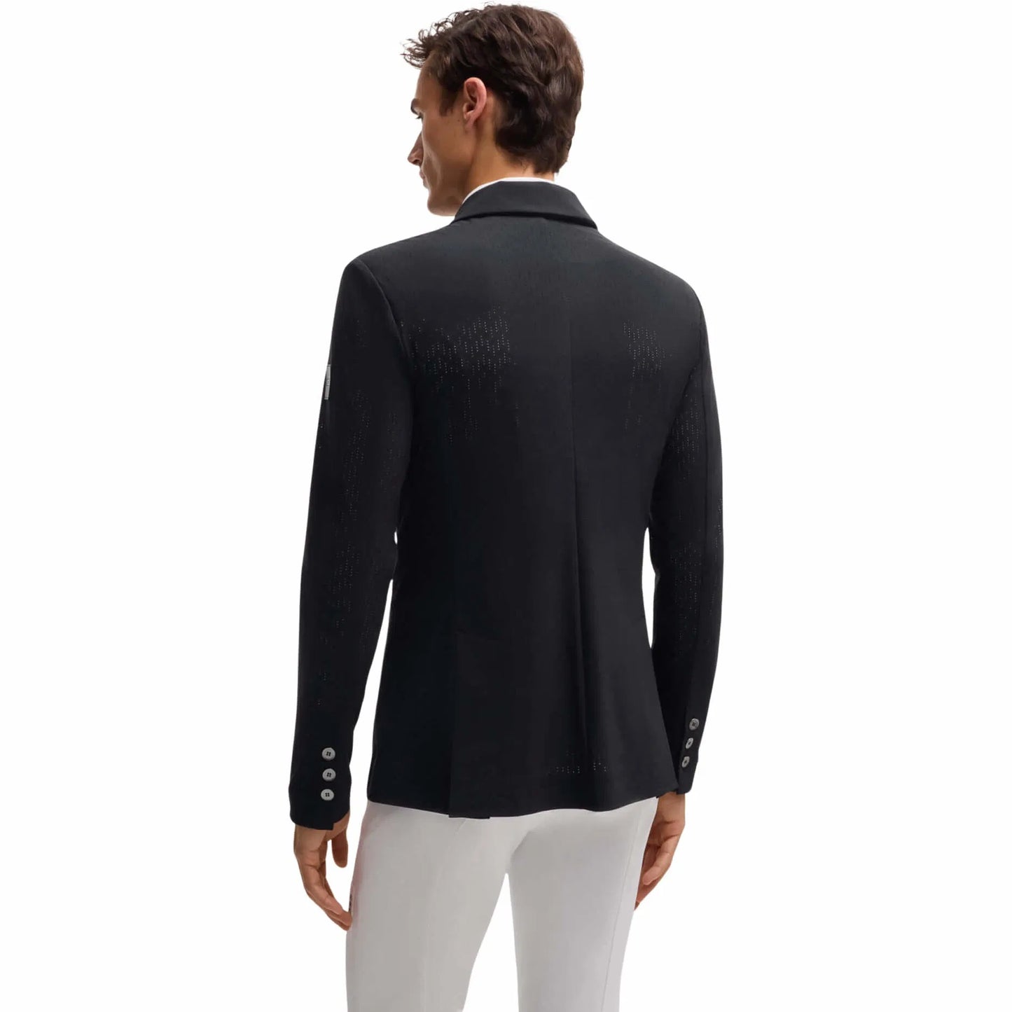 メンズ夏用メッシュショージャケット UVカット 4Wayストレッチ素材 ブラック Boss